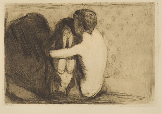 Photo:  Edvard Munch, Consolation